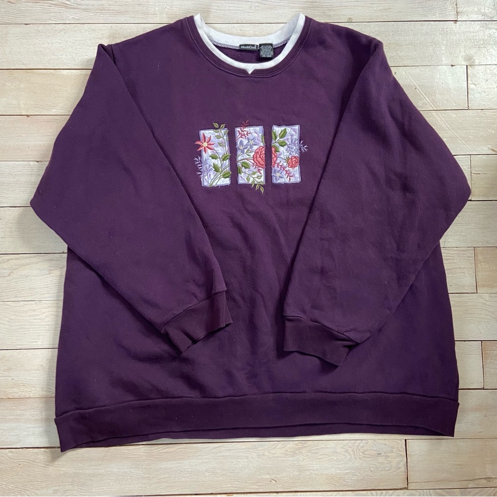 Northcrest/crew neck/purple/26-28W